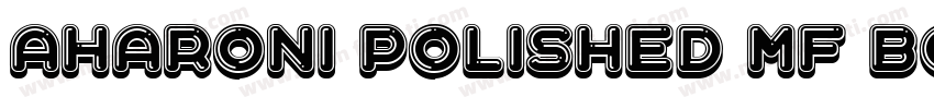 Aharoni Polished MF Bold字体转换